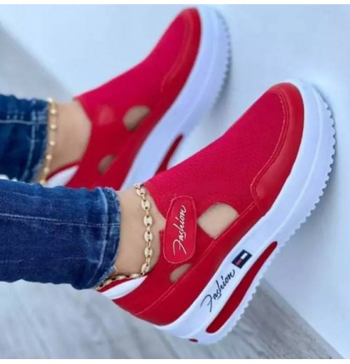 Cheap Women's Thick-soled Shoes Comfortable Mesh Surface Will Paste Simple Casual Sports Shoes Cheap Women's Thick-soled Shoes Comfortable Mesh Surface Will Paste Simple Casual Sports Shoes
