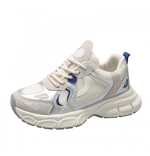 Weshine Custom Wholesale Ladies Chunky Mesh Sneaker Casual Running Shoes With Toe PU Insole Fashionable Leather Upper Girls Weshine Custom Wholesale Ladies Chunky Mesh Sneaker Casual Running Shoes With Toe PU Insole Fashionable Leather Upper Girls
