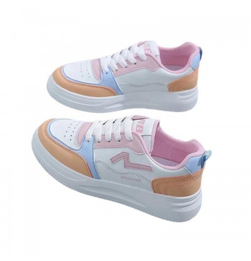 2024 New Style Fashion Cheap Blue Pink Color Casual Running Sport Sneakers Flats Shoes For Women 2024 New Style Fashion Cheap Blue Pink Color Casual Running Sport Sneakers Flats Shoes For Women
